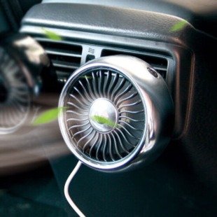 MIMOA 차량선풍기 서큘레이터 공기순환 LED 무드등 송풍구 3단조절 BZF30